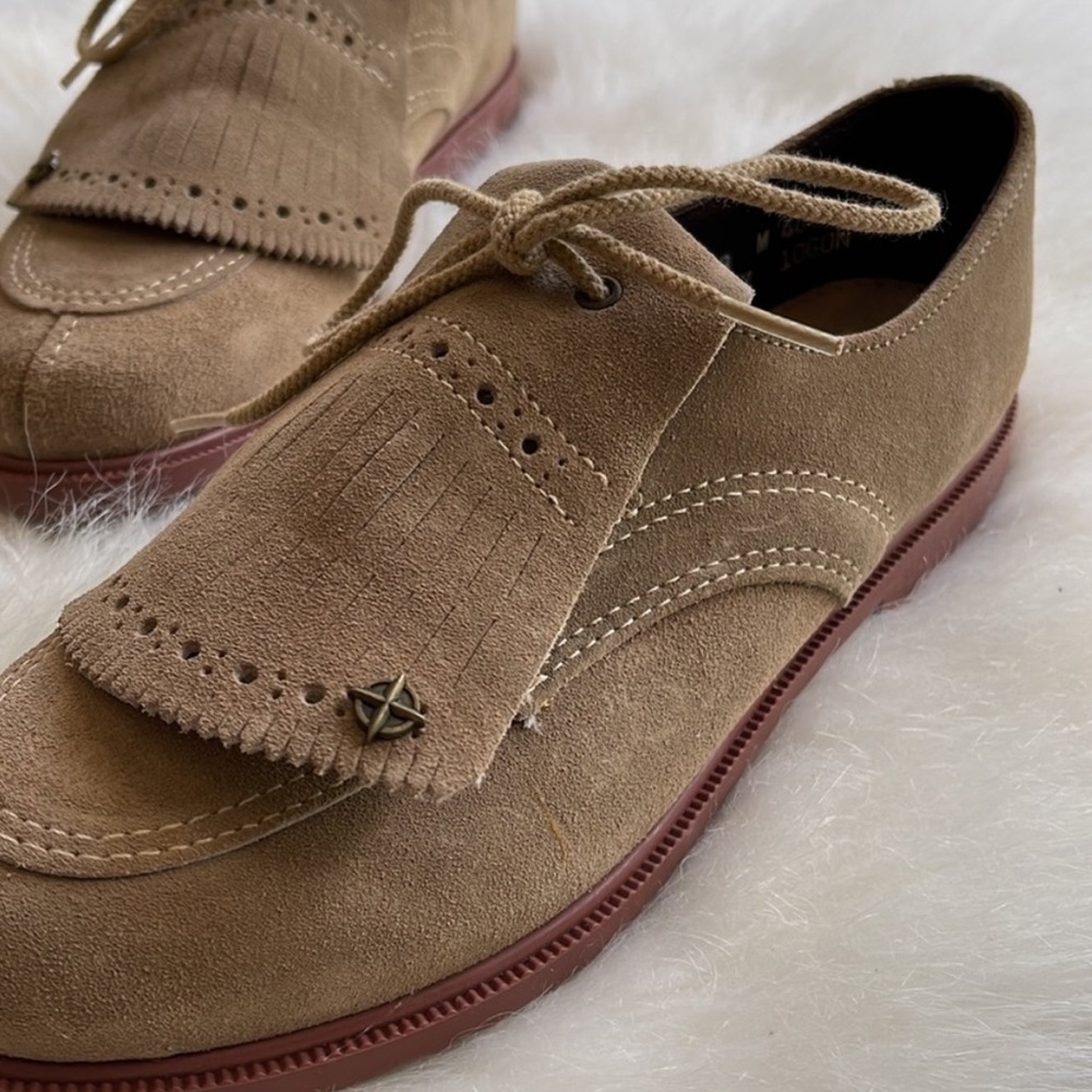 Eastland Women’s Woodlands Waterproof Suede Leather Golf Shoes - Picture 2 of 5